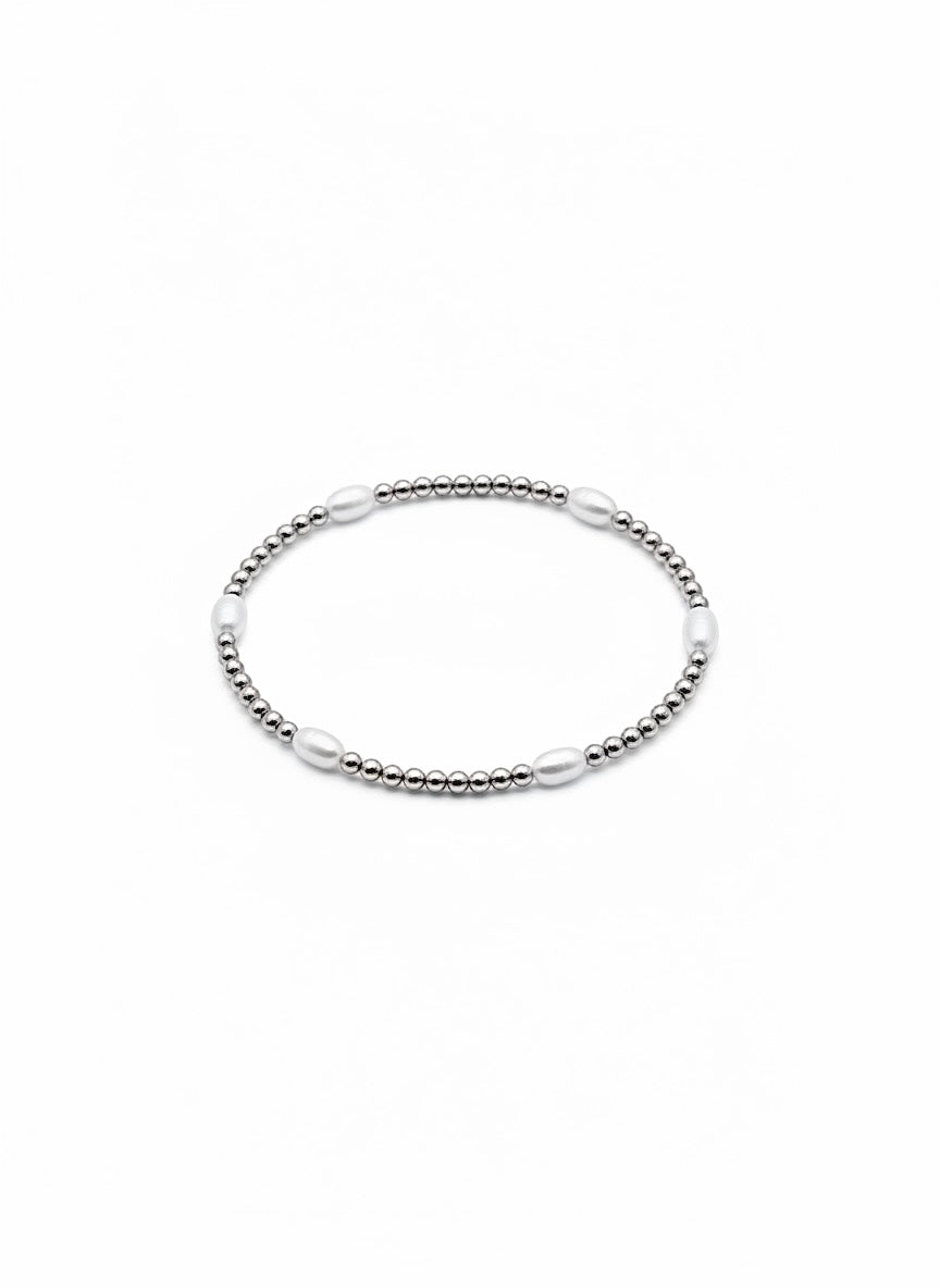 Ari Pearl Bracelet Silver