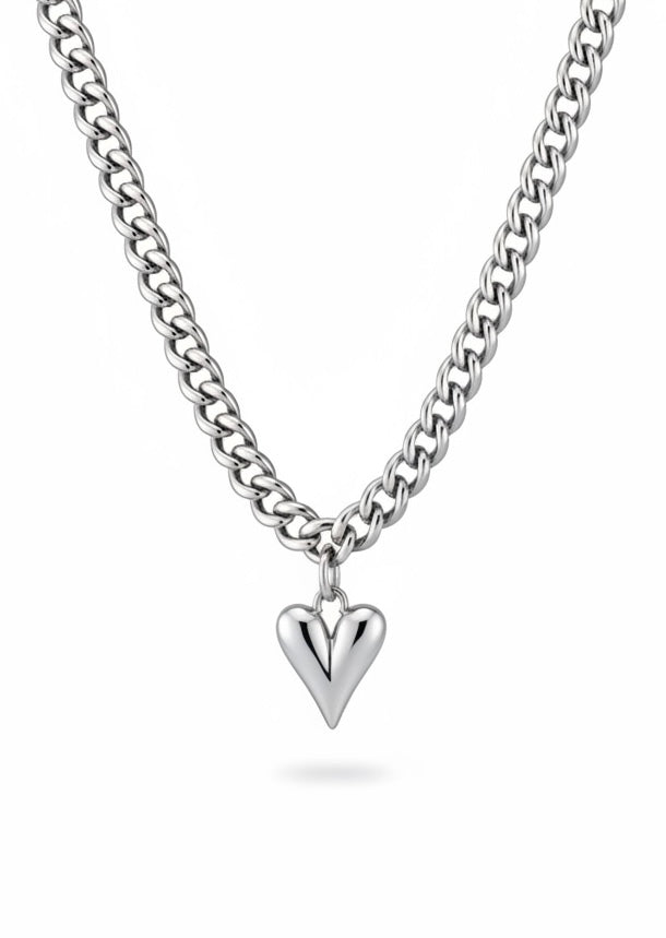 Personalised Charm Necklace Silver