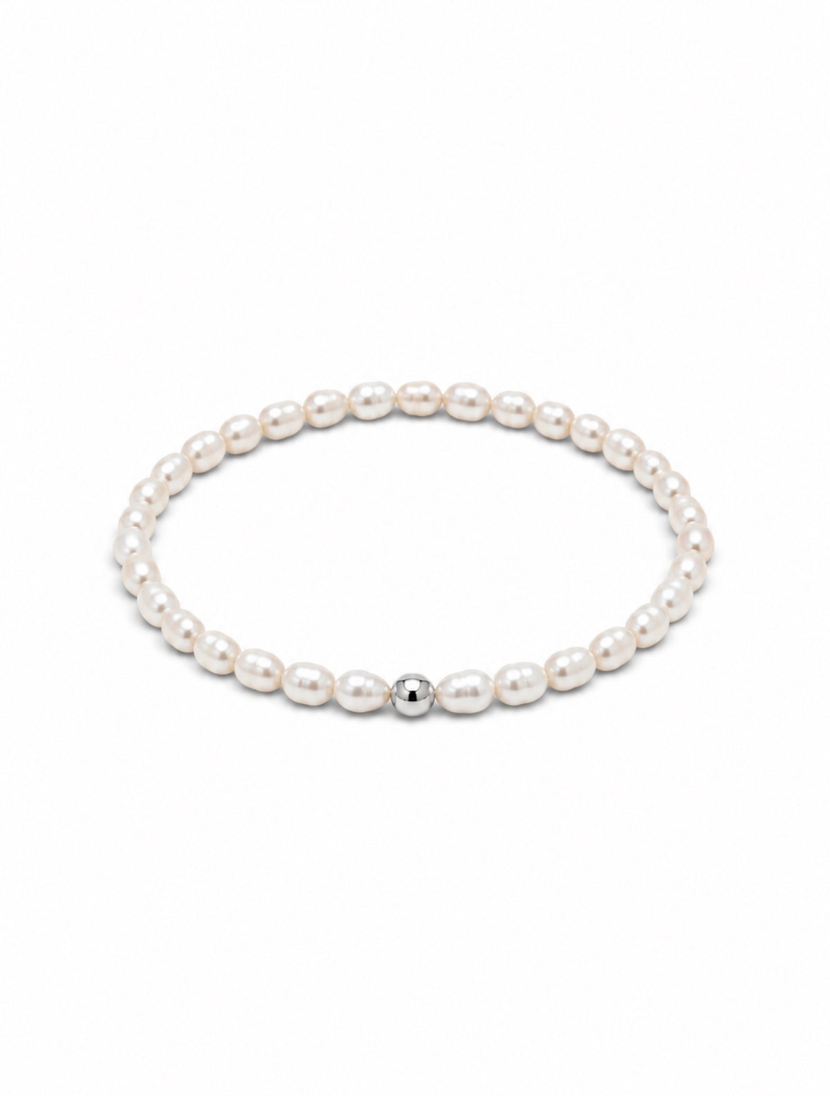 Serenity Pearl Bracelet Silver