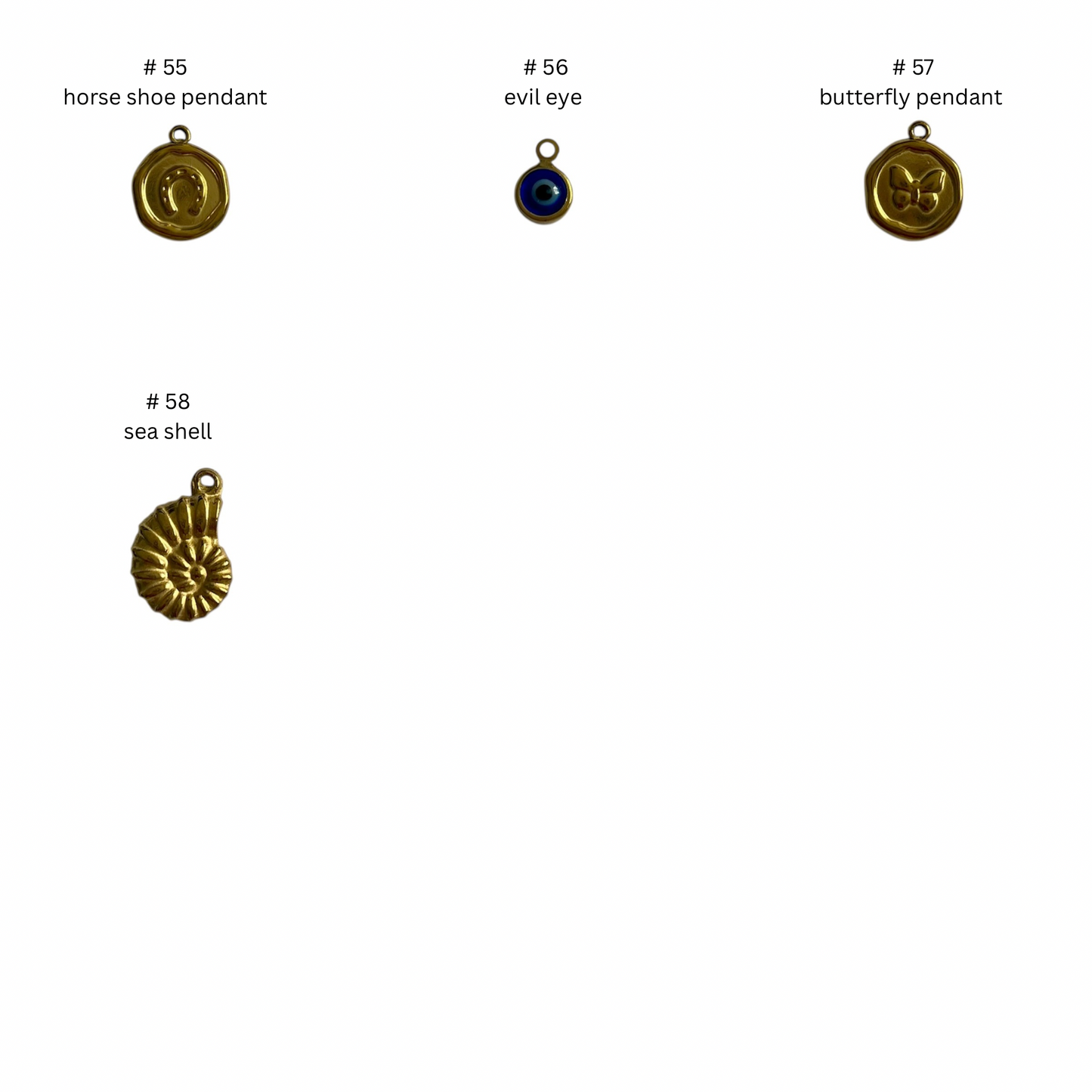 Personalised Gold Charm Necklace