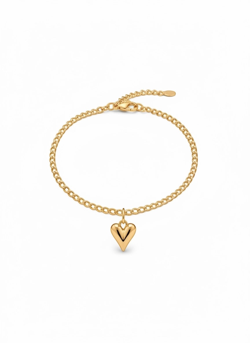 Personalised Charm Bracelet Gold
