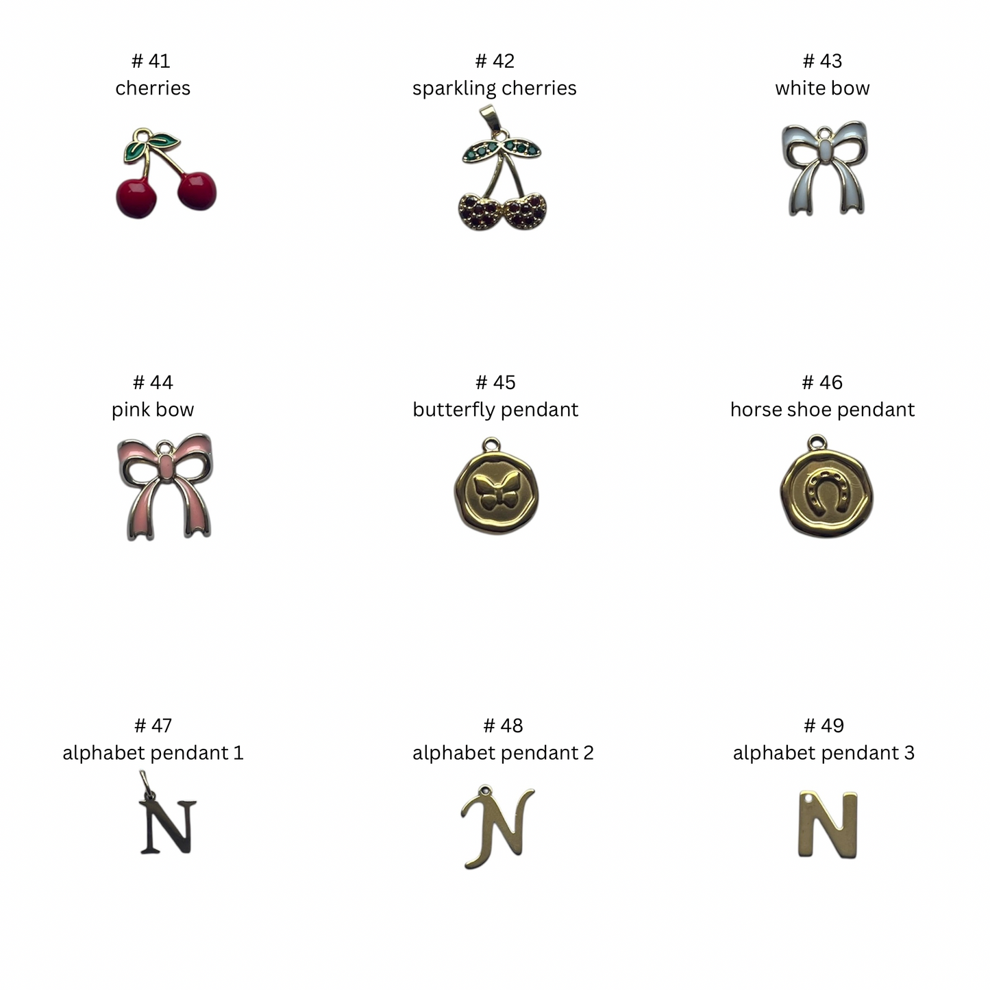 Personalised Gold Charm Bracelet