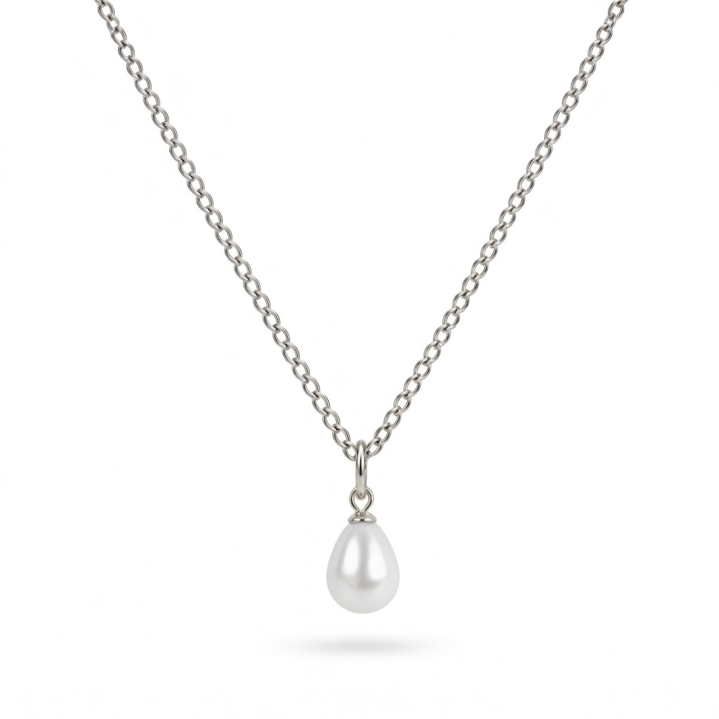 Personalised Charm Necklace Silver