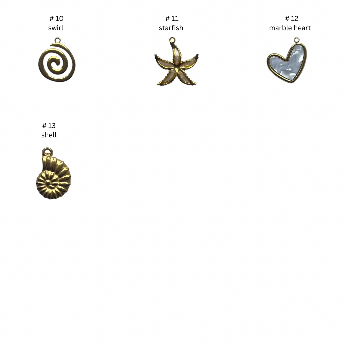 Personalised Gold Charm Bracelet