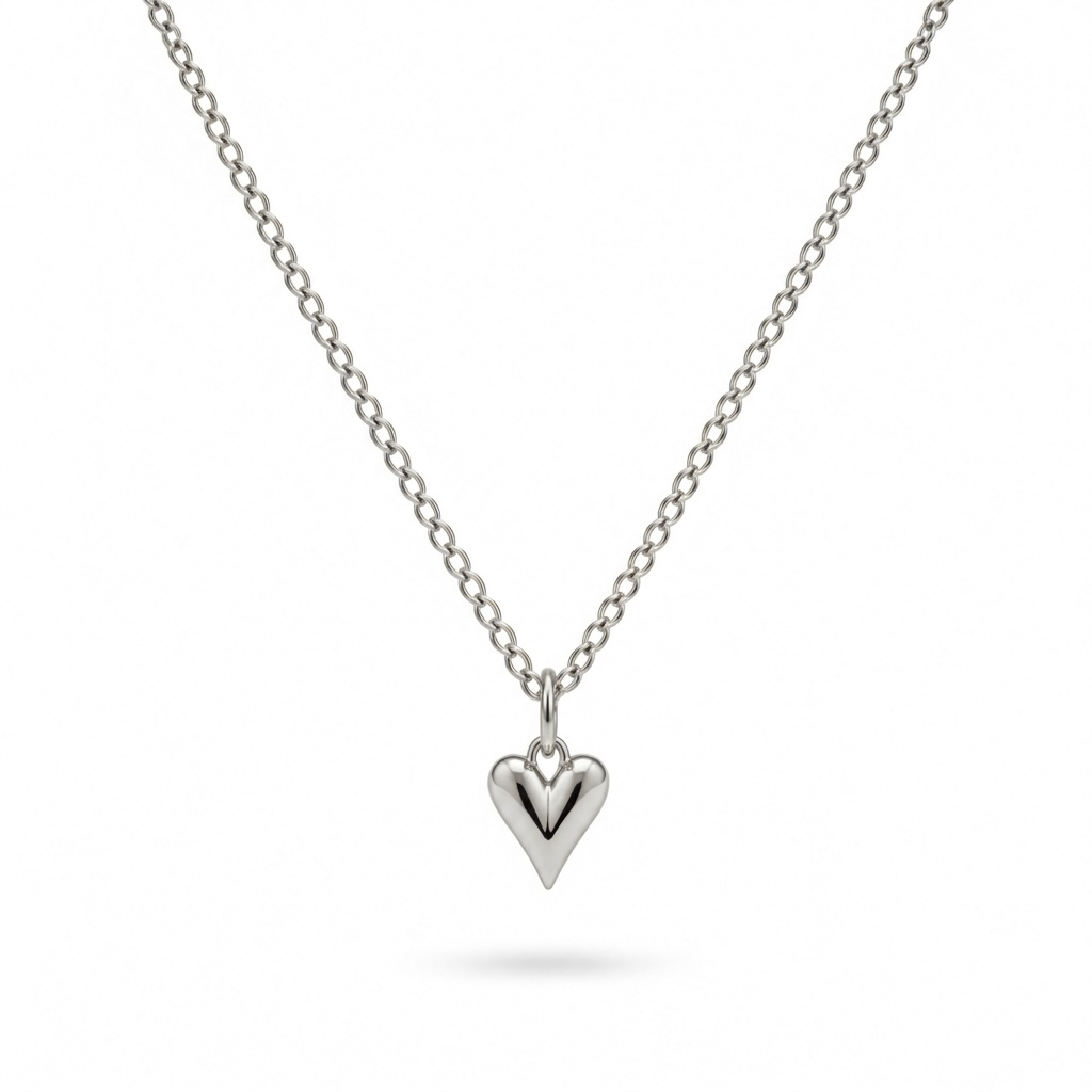 Personalised Charm Necklace Silver