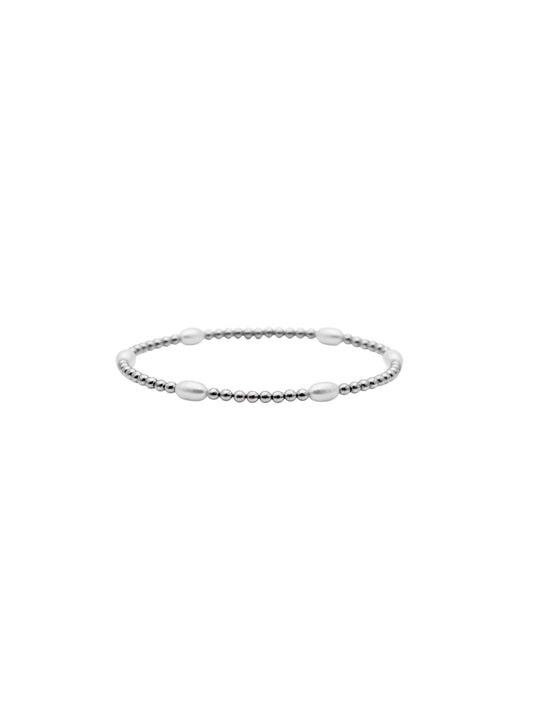 Ari Pearl Bracelet Silver