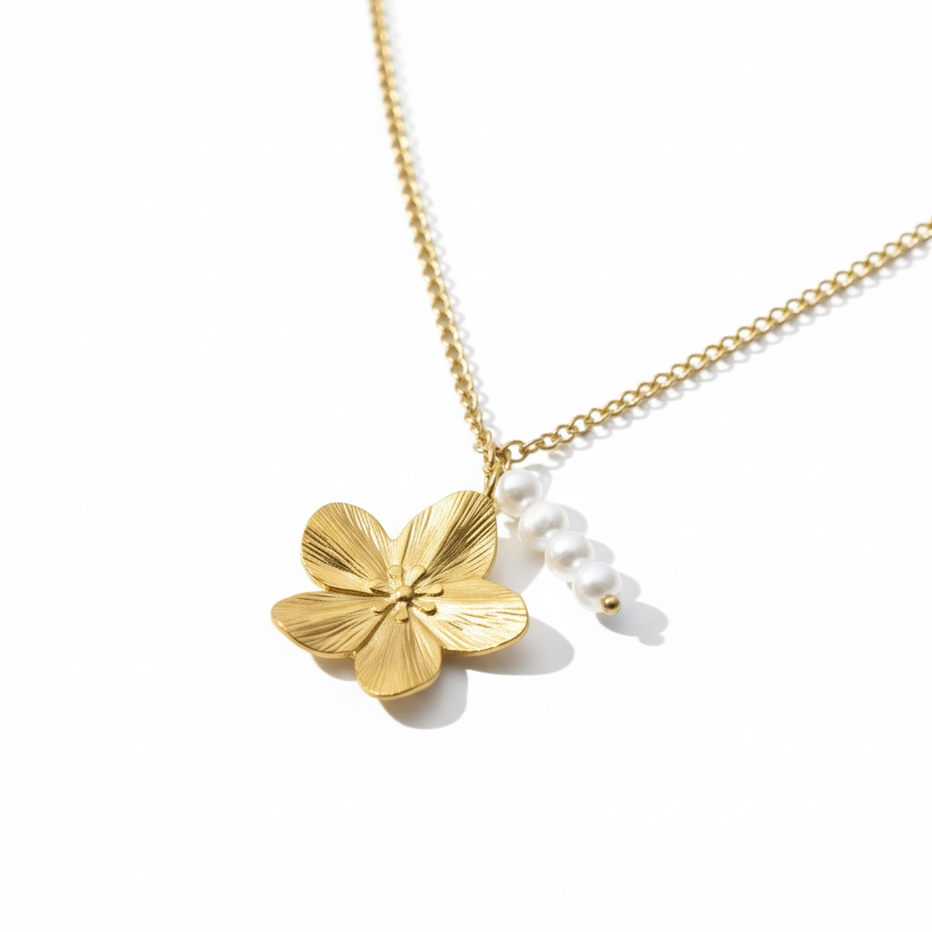 Personalised Charm Necklace Gold