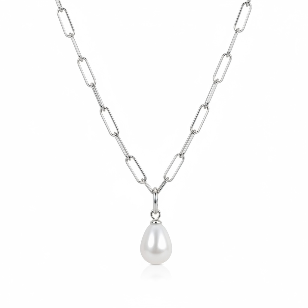 Personalised Charm Necklace Silver