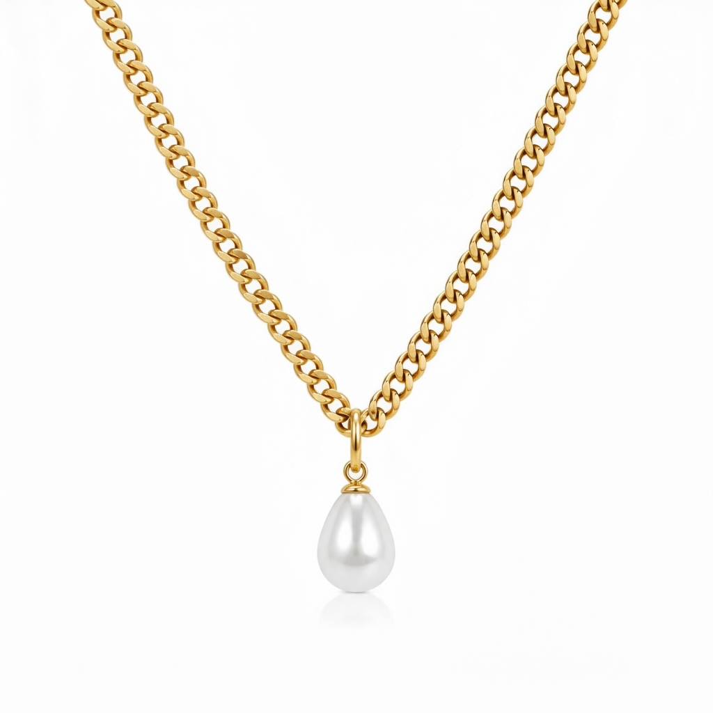 Personalised Charm Necklace Gold