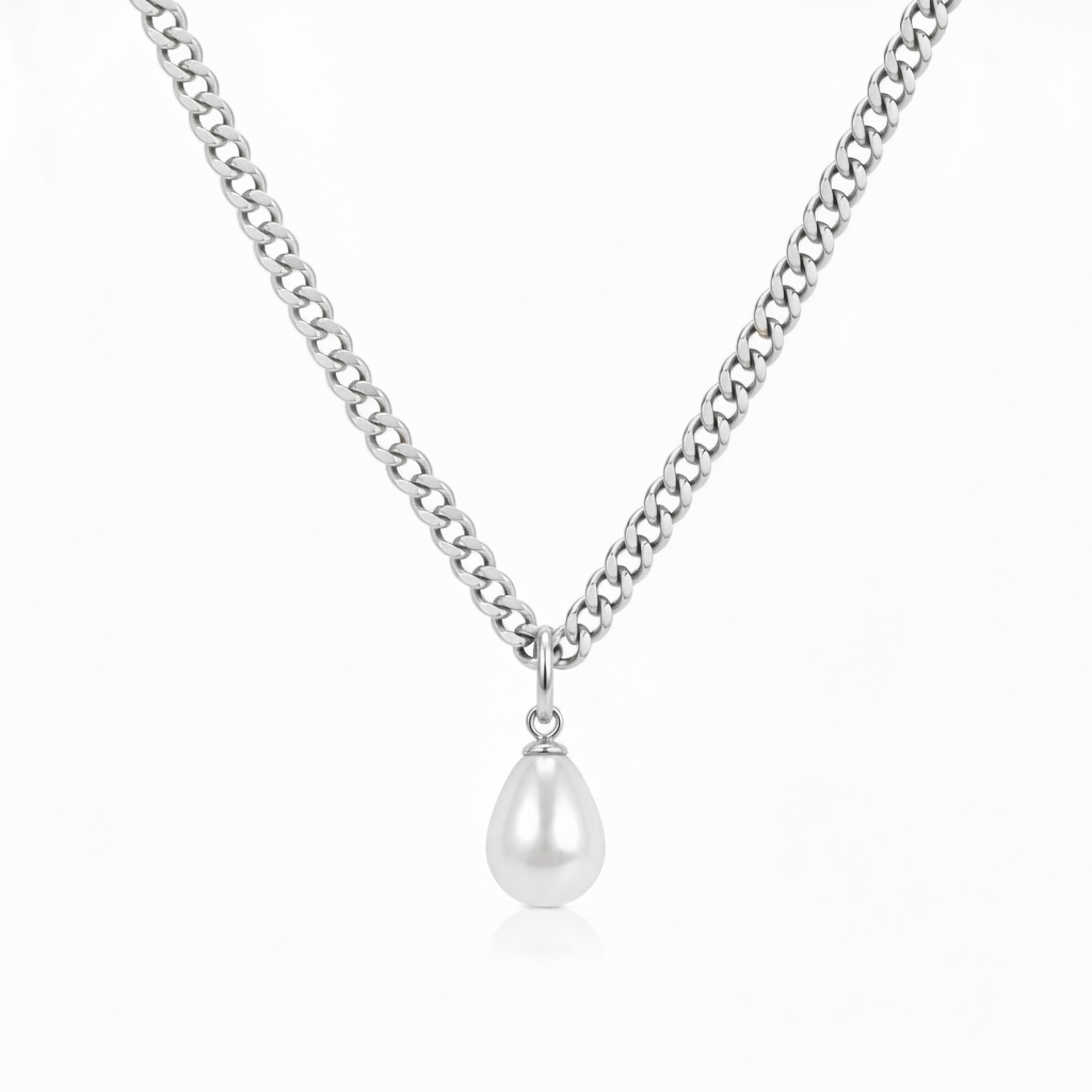 Personalised Charm Necklace Silver