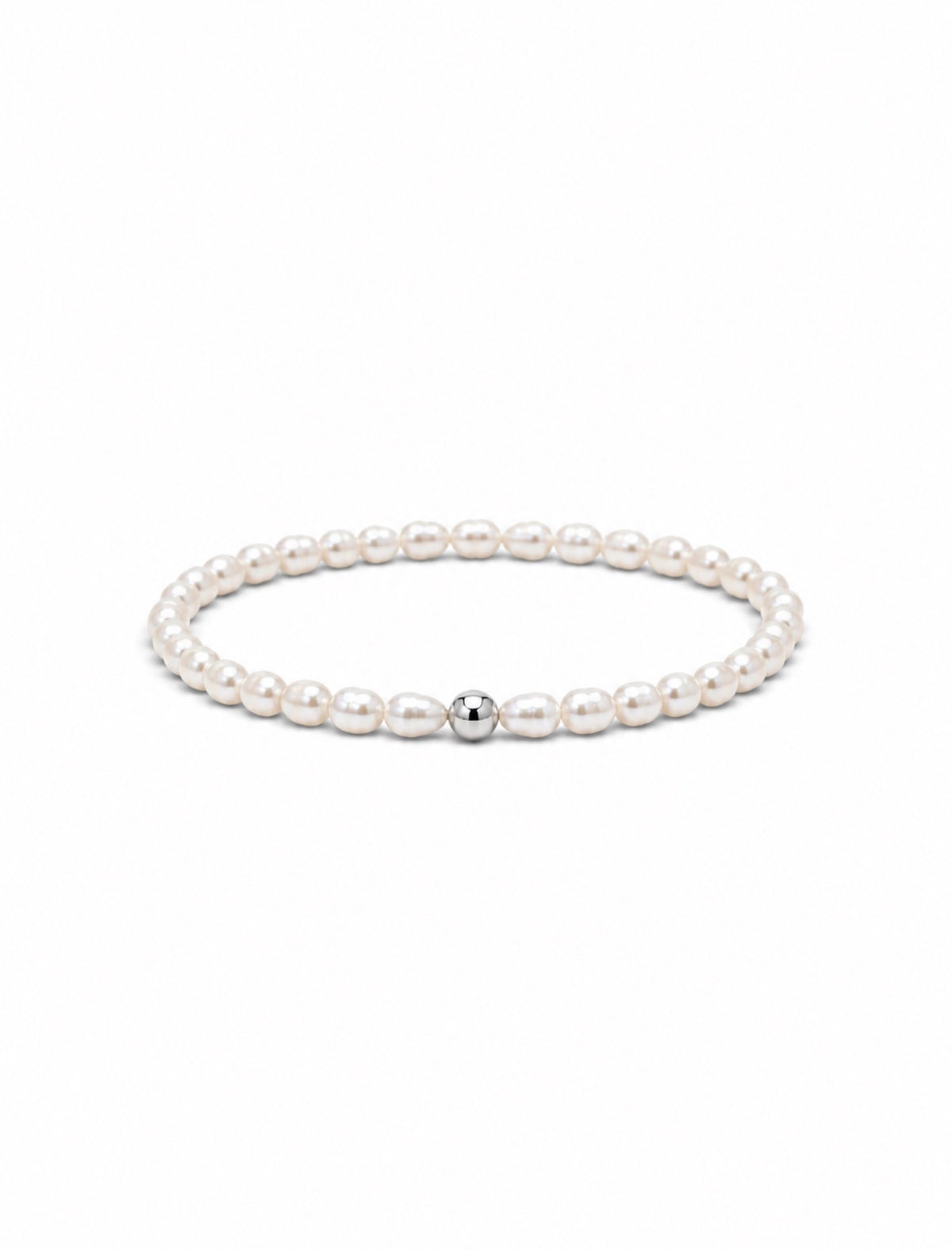 Serenity Pearl Bracelet Silver